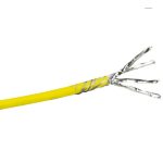   LEGRAND 032777 wall cable copper  Cat7 shielded (S/FTP) 4 wire pairs(AWG23) LSZH (LSOH) yellow Dca-s2,d1,a1 500m-reel LCS3
