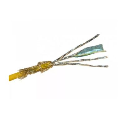 LEGRAND 032882 fali kábel réz Cat7 árnyékolt (S/FTP) 4 érpár (AWG23) LSZH (LSOH) sárga Bca-s1,d1,a1, 500m-kábeldob LCS3 500m-kábeldob LCS3