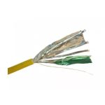   LEGRAND 032884 fali kábel réz Cat6A árnyékolt (U/FTP) 4 érpár (AWG23) LSZH (LSOH) sárga Cca-s1,d1,a1 500m-kábeldob LCS3