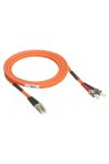 LEGRAND 033065 patch cable optics OM2 (UPS) multimode LC/ST duplex 50/125um LSZH (LSOH) orange 2 meters LCS3