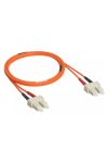 LEGRAND 033070 patch kábel optika OM2 (UPS) multimódusú SC/SC duplex 50/125um LSZH (LSOH) narancs 2 méter LCS3