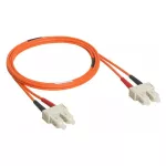 LEGRAND 033071 patch kábel optika OM2 (UPS) multimódusú SC/SC duplex 50/125um LSZH (LSOH) narancs 3 méter LCS3