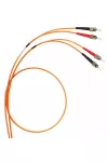 LEGRAND 033080 patch kábel optika OM2 (UPS) multimódusú ST/ST duplex 50/125um LSZH (LSOH) narancs 1 méter LCS3