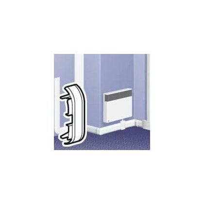 LEGRAND 033744 DLP floor edge end cap for 80x20 channel