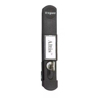 LEGRAND 034782 Altis kilincs régi Atlis szekrényhez, kulcs+tok+fedél