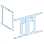   SCHNEIDER 03480 Prisma Plus Szerelőlap NS1600, vízszintes, rögzített, billenőkaros kapcsoló/rotációs, 4P