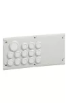 LEGRAND 036495 Cabstop 14 inputs + spare cable entry plate