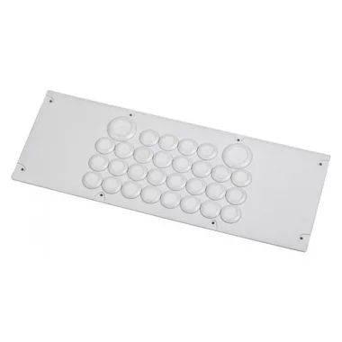 LEGRAND 036497 Cabstop kábelbevezető lap 30 bemenet + 2x98x145 tömör felülettartalék