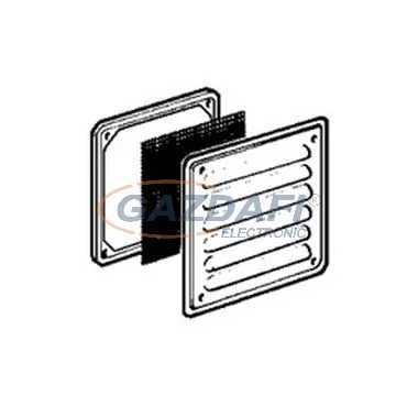 LEGRAND 036570 Szellőztető nyílás IP32Fém 138x138mm - bézs