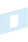 SCHNEIDER 03701 Prisma Plus Homloklap NS1600-hoz
