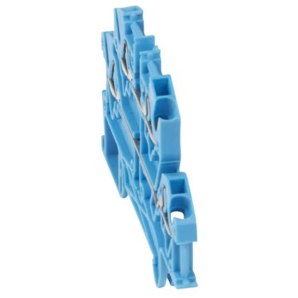   LEGRAND 037207 Viking3 neutral terminal block 2.5mm2 for 4 wires blue 2-layer spring