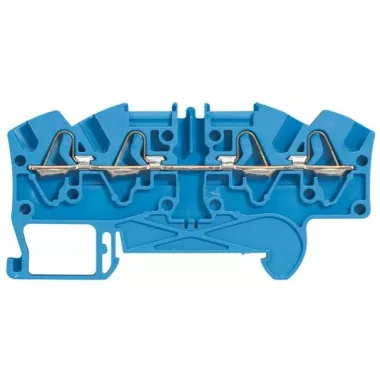 LEGRAND 037209 Viking3 neutral terminal block 4mm2 for 4 wires 2-2 in/out blue 1-story spring