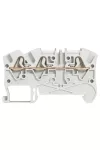 LEGRAND 037240 Viking3 fázissorkapocs 2,5mm2 3 vezetékes 1-2 be/kiment,szürke 1 emeletes rugós