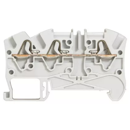 LEGRAND 037240 Viking3 fázissorkapocs 2,5mm2 3 vezetékes 1-2 be/kiment,szürke 1 emeletes rugós