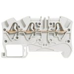   LEGRAND 037243 Viking3 phase terminal block 4mm2 3 3-wire 1-2 in/out, gray 1-story spring