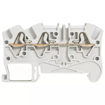   LEGRAND 037243 Viking3 fázissorkapocs 4mm2 3 3 vezetékes 1-2 be/kiment,szürke 1 emeletes rugós