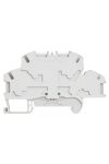 LEGRAND 037267 Viking3 phase terminal block 2.5mm2 for 4 wires gray 2-layer spring