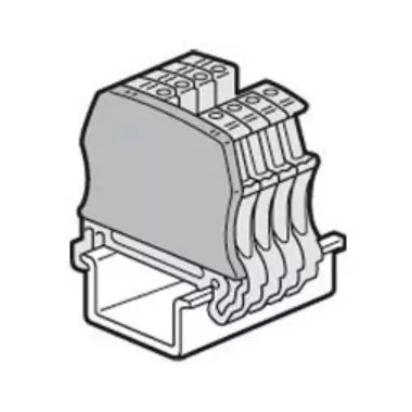 LEGRAND 037552 Viking3 insulating end cap 2 inputs- 2 outputs, for screw