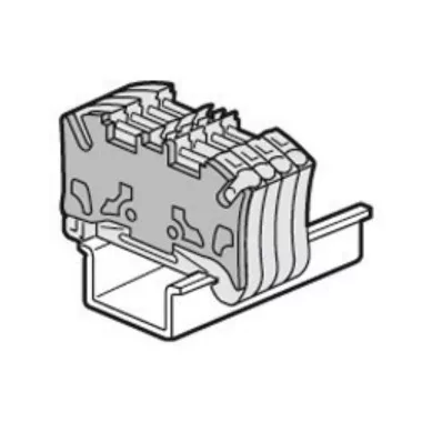 LEGRAND 037587 Viking3 szigetelő végzáró 5 mm osztástávolság 1 be- 2ki, rugóshoz