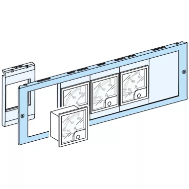 SCHNEIDER 03904 Prisma Plus Kivágott homloklap műszer szerelőlapokhoz