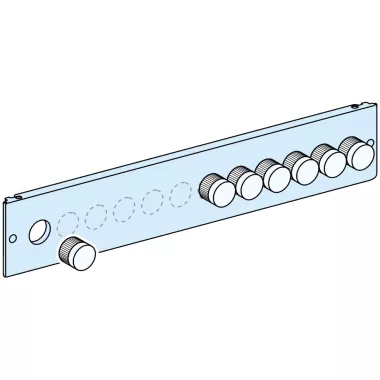 SCHNEIDER 03914 Prisma Plus Homloklap 22mm-es nyomógomb., jelzőlámp.