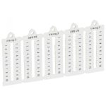 LEGRAND 039505 Viking3 jelölő 1-10 vízszintes 5mm széles