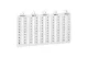 LEGRAND 039520 Viking3 jelölő 1-100 vízszintes 6mm széles