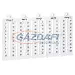   LEGRAND 039570 Viking3 jelölő 1-100 függőleges 6mm széles