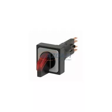 EATON 040381 Q25LWK1R-RT/WB Világító választókapcsoló, 2 állású, piros,izzóval