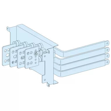 SCHNEIDER 04426 Prisma Plus Áthelyezett csatlakozás rögzített NS250, billenőkaros kapcsoló, 4P
