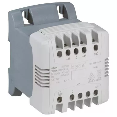 LEGRAND 044267 vez. és lev. transzformátor 230-400V / 115-230 V 630VA