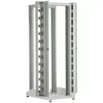   LEGRAND 046396 nyitott rack 19" 42U MAG: 1956 SZÉL: 540 MÉLY: 820 szürke négy tatóbordás MAX: 300 kg LinkeoRACK