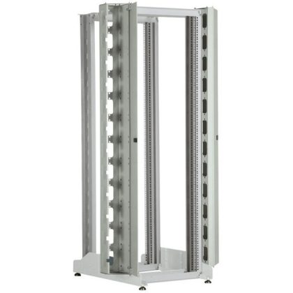   LEGRAND 046396 nyitott rack 19" 42U MAG: 1956 SZÉL: 540 MÉLY: 820 szürke négy tatóbordás MAX: 300 kg LinkeoRACK