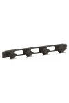 LEGRAND 046522 horizontal organizers 1U-19" ring aluminum two-way fast strap fastening with through-cuts (two-way) LCS3