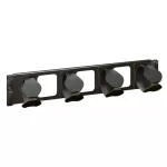 LEGRAND 046523 vizszintes rendezők 2U-19" 4 x aluminium gyűrűs gyorspánttal rögzítés átmenő kivágásokkal (kétirányú) LCS3