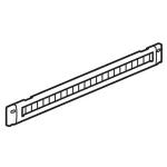 LEGRAND 046530 vizszintes rendezők 1U-19" átmenő gyorspánttal rögzítés átmenő kivágásokkal (kétirányú) acél LCS3