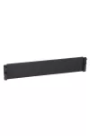 LEGRAND 046539 előlap acél tömör 2U-19" gyorspántos rögzítés fekete LCS2