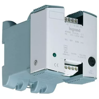 LEGRAND 047020 tápegység 12VA 230-400/24V= egyenirányított szűrővel