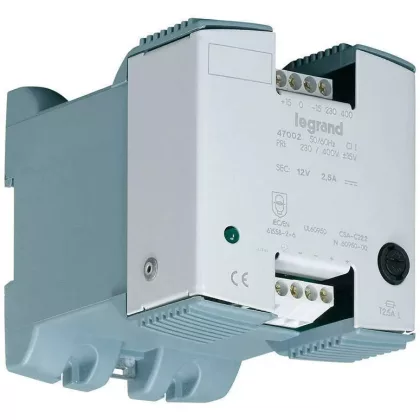   LEGRAND 047051 tápegység 24VA 230-400/24V= egyenirányított