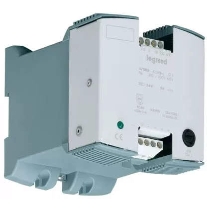 LEGRAND 047059 tápegység 1200VA 230-400/24V= egyenirányított