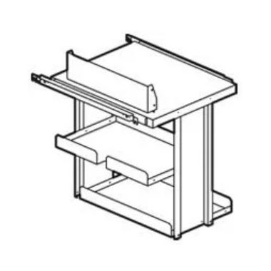 LEGRAND 047290 Altis pull-out mounting frame, for cabinets with a depth of 600mm