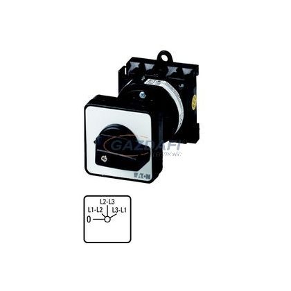 EATON 048353 T0-2-15920/Z Voltmérő átkapcsoló 20A közéépíthető