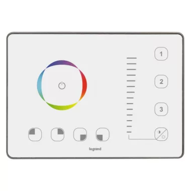 LEGRAND 048860 Program Mosaic érintős RGB LED vezérlő, 4 zónához, fehér