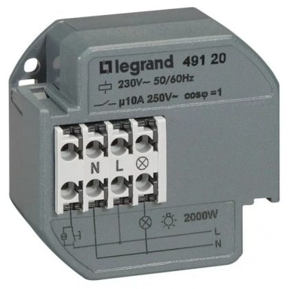   LEGRAND 049121 CX3 impulzusrelé szerelvénydobozba 10A 230V 1Z - időzítős