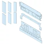   SCHNEIDER 04922 Prisma Plus Form 2 side cover for side vertical rail