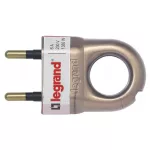 LEGRAND 050164 2P csatlakozódugó 6A, bronz műanyag