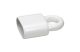 LEGRAND 050166 2P socket 6A, white plastic LEGRAND 050166 2P socket 6A, white plastic