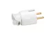 LEGRAND 050172 Grounded plug can be rotated 360°, white