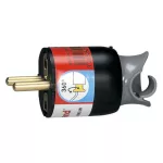   LEGRAND 050173 Földelt csatlakozódugó 360°-ban elforgatható, fekete-szürke