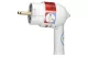 LEGRAND 050175 Grounded plug with lever, white